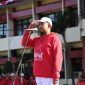 Bupati Sumenep, H. Achmad Fauzi Wongsojudo, saat memimpin apel pada pembukaan acara HUT ke-81 Republik Indonesia (Za - garudajatim.com)