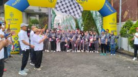BPRS Bhakti Sumekar saat menggelar acara JJS dalam rangka menyambut HUT ke-81 RI (Istimewa - garudajatim.com)