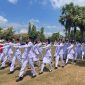 Tujuh Puluh Lima petugas paskibraka Kabupaten Sumenep saat memasuki lapangan (Za - garudajatim.com) 