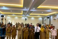 Diskop UMKM Perindag Sumenep saat menggelar Bimtek Penyusunan Laporan Keuangan Koperasi Sesuai Standar Akuntansi Keuangan Entitas Privat (Za - garudajatim.com)