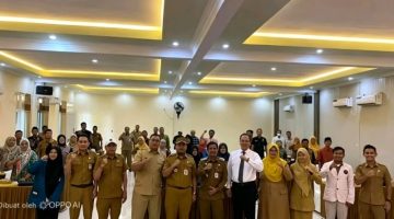 Diskop UMKM Perindag Sumenep saat menggelar Bimtek Penyusunan Laporan Keuangan Koperasi Sesuai Standar Akuntansi Keuangan Entitas Privat (Za - garudajatim.com)