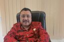 Kepala DPMD Kabupaten Sumenep, Achmad Dzulkarnain, saat menyampaikan tentang penerapan sistem electronic voting (e-Voting) pada Pemilihan Kepala Desa (Pilkades) Serentak 2027 (Za - garudajatim.com)