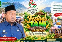 Flyer Bupati Sumenep Achmad Fauzi Wongsojudo di acara Festival Tani Ganding (Istimewa - garudajatim.com)