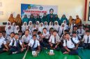 Dinskes P2KB Sumenep foto bersama SMP Guluk - Guluk saat melaksanakan kegiatan GEBASMIA (Za - garudajatim.com)