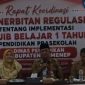 Kepala Dinas Pendidikan Kabupaten Sumenep, H. Moh. Iksan, saat menyampaikan arahan di acara rapat koordinasi Bidang Pendidikan Anak Usia Dini dan Pendidikan Nonformal PAUD dan PNF (Istimewa - garudajatim.com)