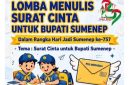 Flyer kompetisi menulis bertajuk “Surat Cinta untuk Bupati Sumenep” yang digelar oleh Dinas Pendidikan (Za - garudajatim.com)