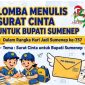 Flyer kompetisi menulis bertajuk “Surat Cinta untuk Bupati Sumenep” yang digelar oleh Dinas Pendidikan (Za - garudajatim.com)